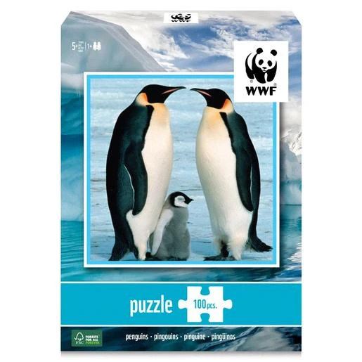 WWF - Pingüinos - Puzzle 100 Piezas 1 WWF - Pingüinos - Puzzle 100 Piezas
