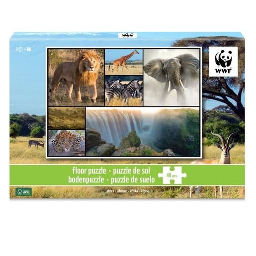 WWF - África - Puzzle 48 Piezas 1 WWF - África - Puzzle 48 Piezas