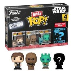 Star Wars - Pack 4 Figuras Funko Bitty POP - Han Solo