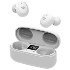 Auriculares Bluetooth Con Base De Carga Blanco