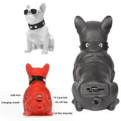 Altavoz Bluetooth Bulldog 10 Cm Blanco 8 Altavoz Bluetooth Bulldog 10 Cm Blanco -LEXIBOOK || Harry Potter || Robotime Ventas medias 1397