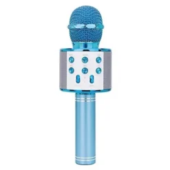 Micrófono Bluetooth Karaoke Azul
