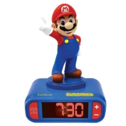 LEXIBOOK Super Mario - Reloj Despertador Y Luz De Noche