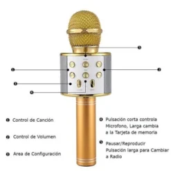 Micrófono Bluetooth Karaoke Rosa -LEXIBOOK || Harry Potter || Robotime Ventas medias 1537