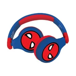 LEXIBOOK Spiderman - Auriculares Bluetooth 2 En 1