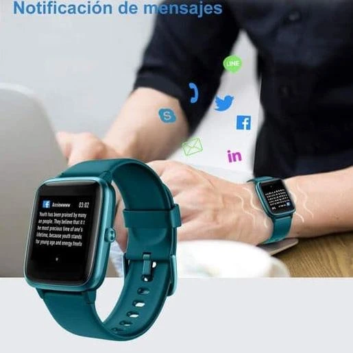 Smartwatch Reloj Inteligente FTKLACK 30 Negro 3 Smartwatch Reloj Inteligente FTKLACK 30 Negro - Imagen 3