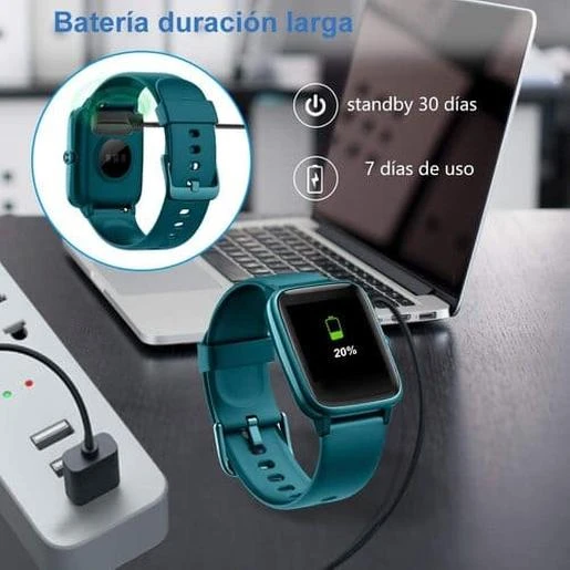 Smartwatch Reloj Inteligente FTKLACK 30 Negro 6 Smartwatch Reloj Inteligente FTKLACK 30 Negro - Imagen 6