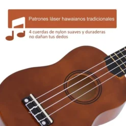 Homcom - Ukelele Soprano 21" Madera Marrón -LEXIBOOK || Harry Potter || Robotime Ventas medias 1766