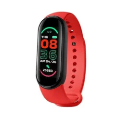 Pulsera Deportiva Inteligente M6 Roja