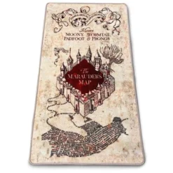 Harry Potter - Alfombra Mapa Del Merodeador 73 X 133 Cm