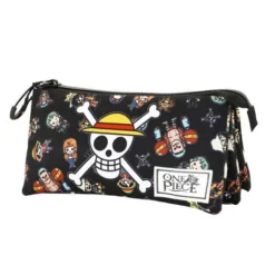 One Piece - Skull - Estuche Triple ECO