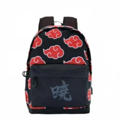 Naruto - Mochila Negra Con Nubes HS 1.3