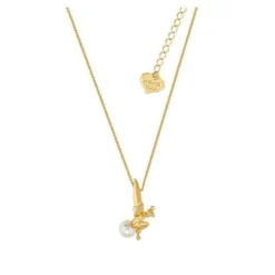 Disney - Campanilla - Colgante Con Perla Bañado En Oro