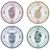 Harry Potter-Set De 4 Platos Casas Hogwarts
