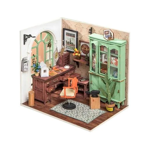 Robotime Estudio De Jimmy - Maqueta De Madera En 3D 2 Robotime Estudio De Jimmy - Maqueta De Madera En 3D - Imagen 2