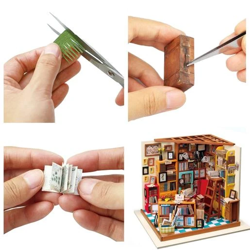 Robotime Estudio De Sam - Maqueta De Madera En 3D 5 Robotime Estudio De Sam - Maqueta De Madera En 3D - Imagen 5