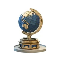 Robotime Globo Terráqueo - Puzzle De Madera 3D