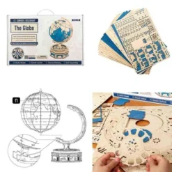 Robotime Globo Terráqueo - Puzzle De Madera 3D -LEXIBOOK || Harry Potter || Robotime Ventas medias 828