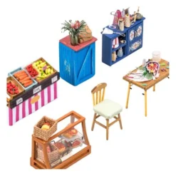 Robotime Tienda De Fruta De Carl - Maqueta De Madera En 3D -LEXIBOOK || Harry Potter || Robotime Ventas medias 840