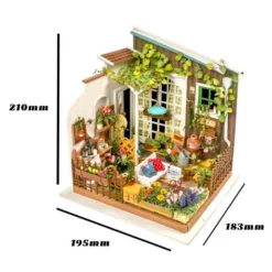 Robotime Patio De Flores De Miller - Maqueta De Madera En 3D -LEXIBOOK || Harry Potter || Robotime Ventas medias 864