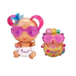Famosa The Beasties Bellies - Pack Mini Muñecos Con Accesorios - Rosa